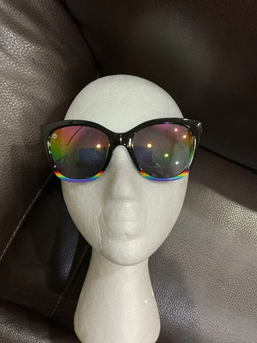 Knockaround Black Rainbow FAST LANES Polarized Sunglasses
